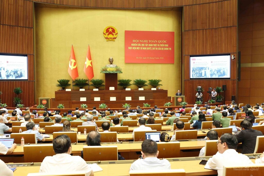 Hội nghị toàn quốc quán triệt và triển khai thực hiện một số nghị quyết, chỉ thị của Bộ Chính trị