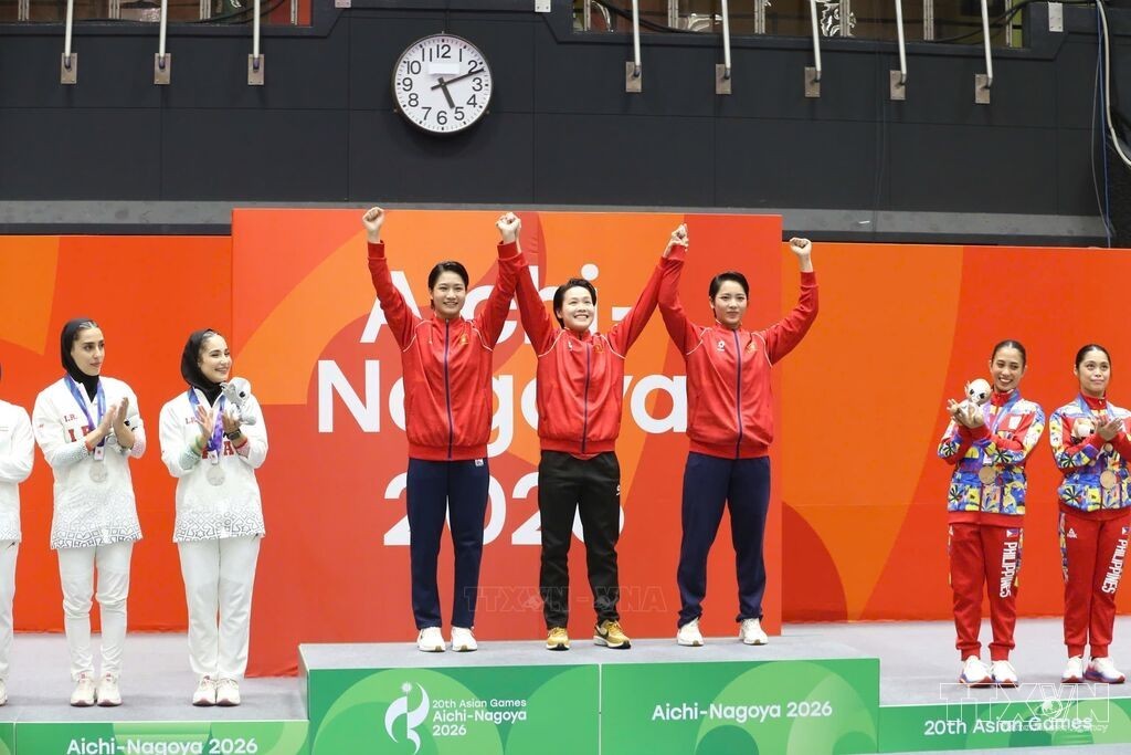 Việt Nam giành Huy chương Vàng đầu tiên tại ASIAD 2026